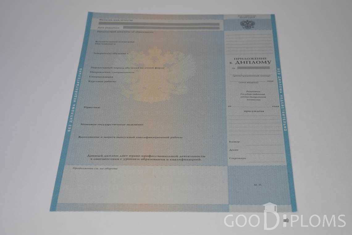 Приложение к Диплому Магистра в период c 2009 по 2010 год - Ижевск