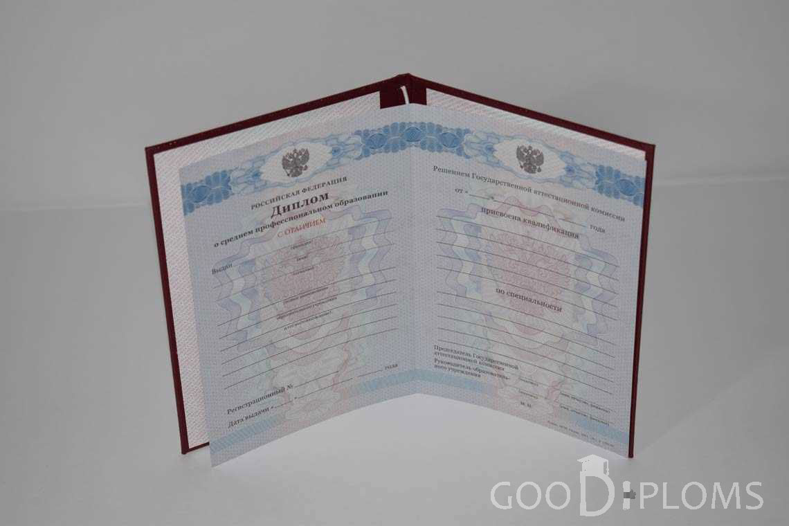 Диплом Техникума с Отличием в период c 2011 по 2013 год - Ижевск